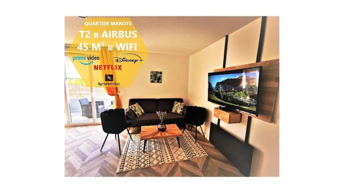T2 Cosy ₪ Residence Securise ₪ Airbus ₪ Piscine Коломье Экстерьер фото